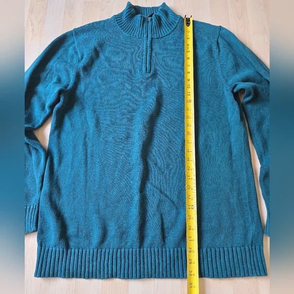 L.L.Bean Quarter Zip Sweater Size Large Tall - Picture 8 of 12